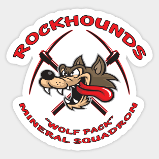 Rockhound Wolf Pack Nose Art Sticker